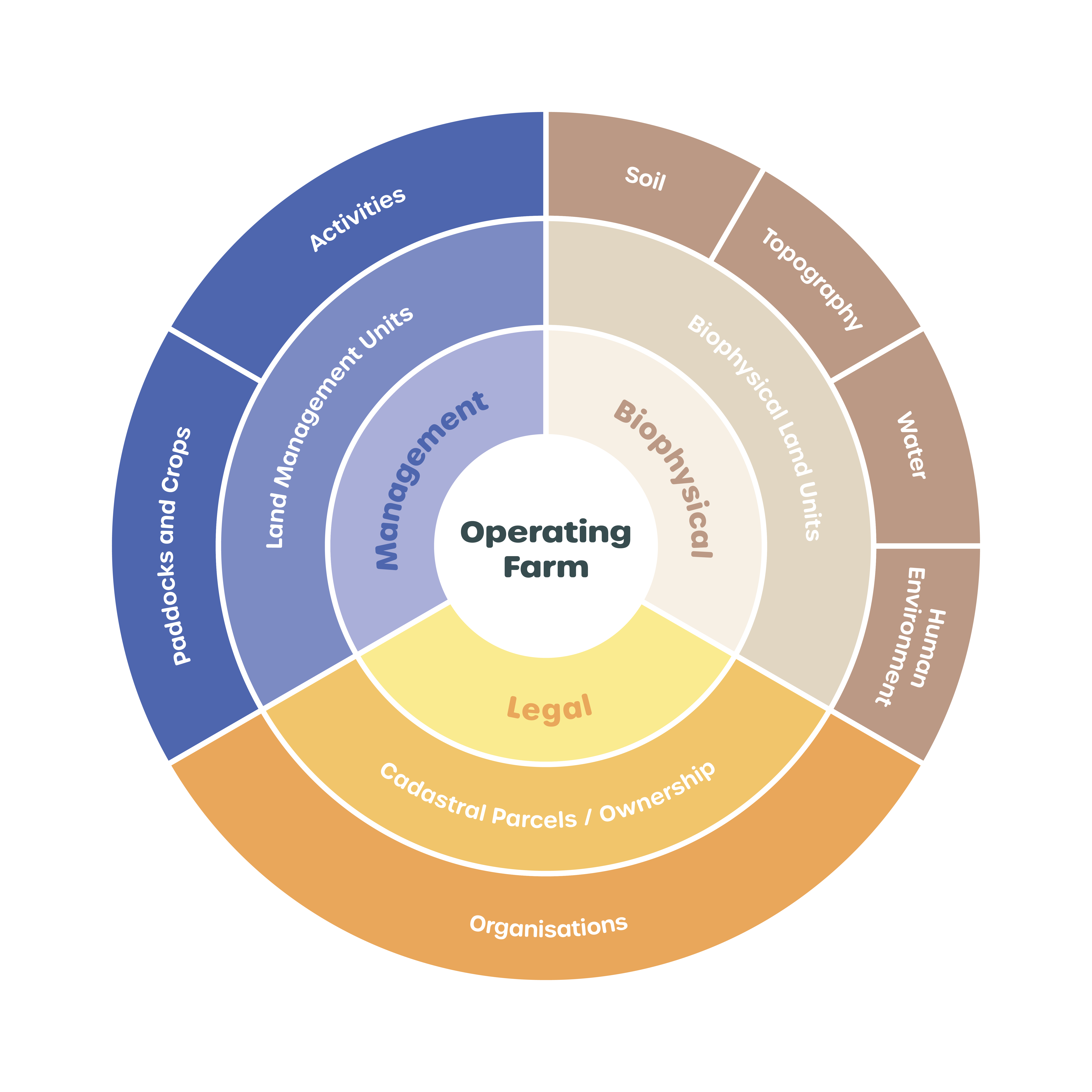 Diagram of the conceptual organisation